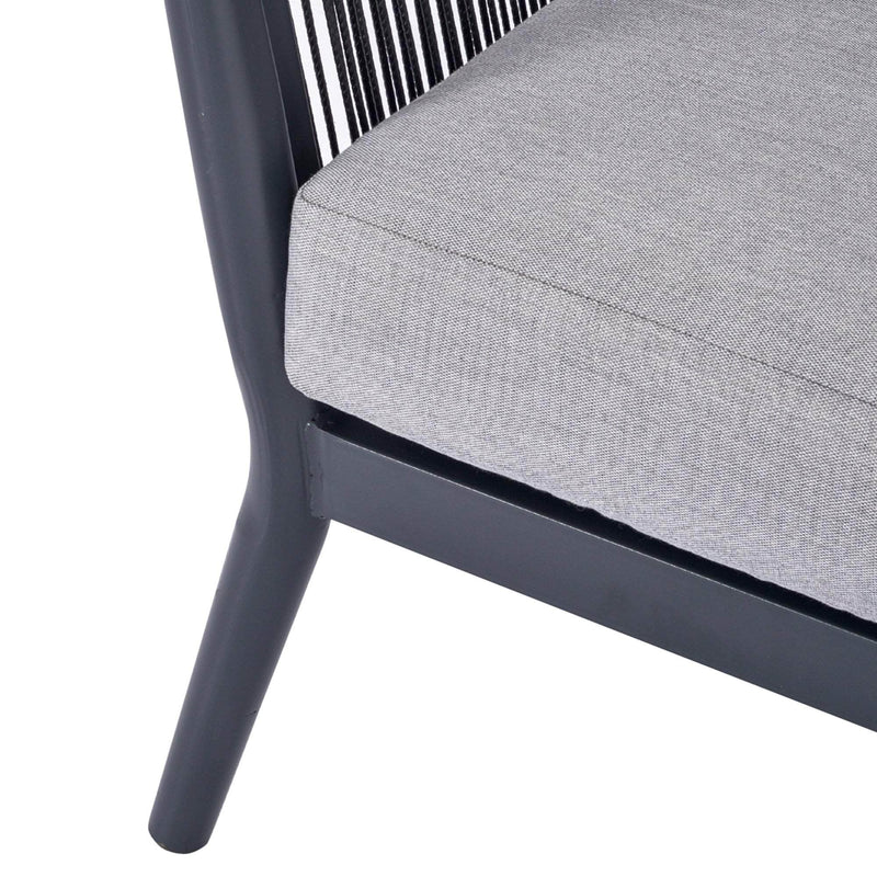 Pending - Outsunny 4 Piece PE Rattan Wicker Sofa Set Outdoor Conservatory Furniture Lawn Patio Coffee Table with Cushion Light Grey