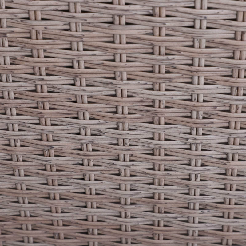 Pending - Outsunny 5 Piece Rattan Outdoor 2 Cushioned Single Sofa Chair Foot Stool Coffee Table Set