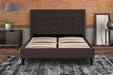 Pending - Primo International Bed Cora Button Tufted Upholstered Platform Bed - Available in 3 Sizes