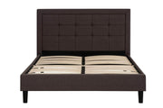 Pending - Primo International Bed Cora Button Tufted Upholstered Platform Bed - Available in 3 Sizes