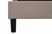 Pending - Primo International Bed Demi Upholstered Wingback Platform Bed - Available in 3 Sizes