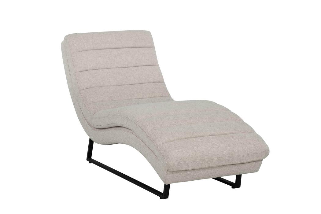 Pending - Primo International Chaise Laina White Armless Chaise Lounge In Beige