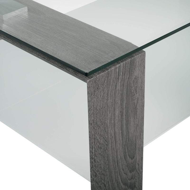 Pending - Primo International Coffee Table Caleb Coffee Table With Shelf In Black