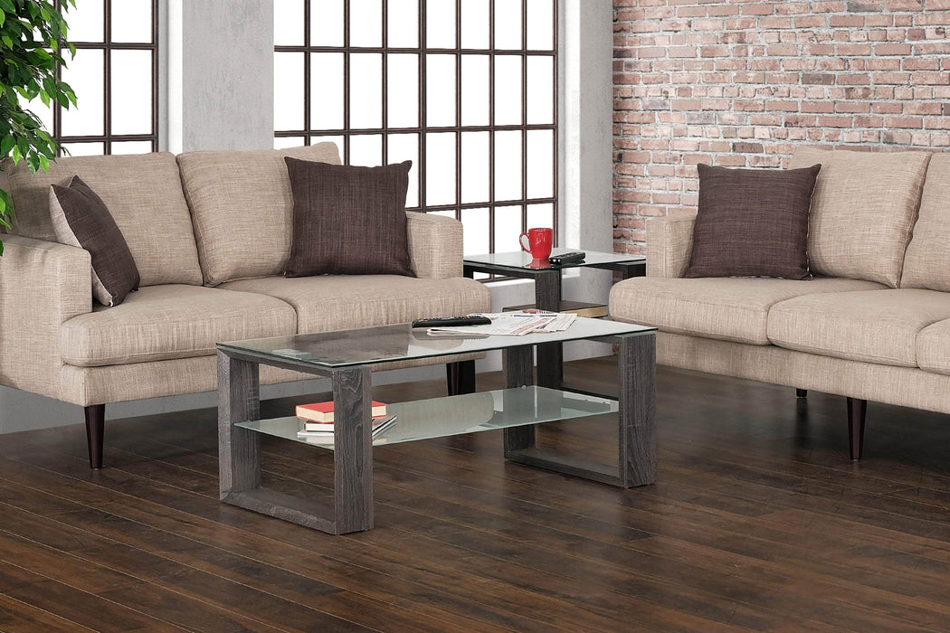 Pending - Primo International Coffee Table Caleb Coffee Table With Shelf In Black