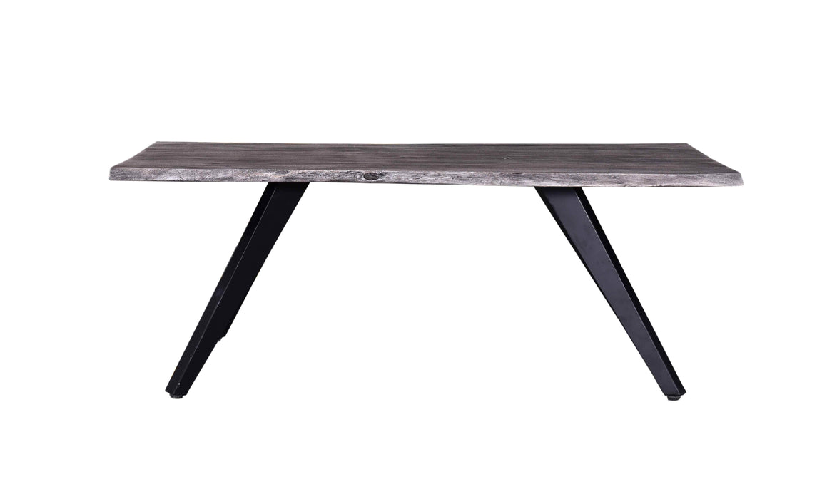 Pending - Primo International Coffee Table Jett Rustic Coffee Table, Grey Wood In Grey/Black