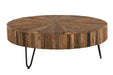 Pending - Primo International Coffee Table Sawyer Rustic Wood Coffee Table In Brown