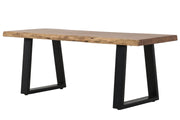 Pending - Primo International Dining Bench Kiel Wood Dining Bench In Brown/Black