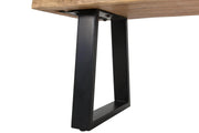Pending - Primo International Dining Bench Kiel Wood Dining Bench In Brown/Black