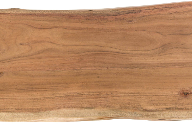 Pending - Primo International Dining Bench Kiel Wood Dining Bench In Brown/Black