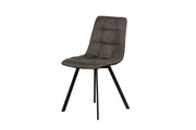 Pending - Primo International Dining Chair Dalen Microfiber Dining Chair (Set Of 2) In Grey