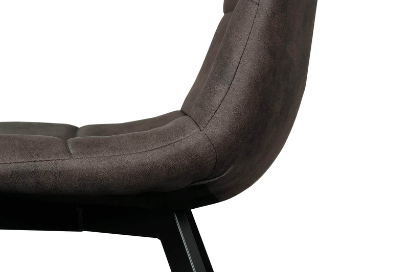 Pending - Primo International Dining Chair Dalen Microfiber Dining Chair (Set Of 2) In Grey