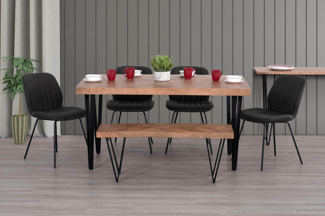 Pending - Primo International Dining Table Etta 60" Wood Dining Table In Black