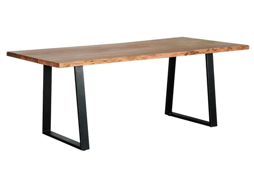 Pending - Primo International Dining Table Kiel 70" Wood And Metal Dining Table In Black