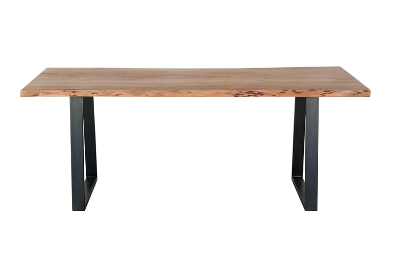 Pending - Primo International Dining Table Kiel 70" Wood And Metal Dining Table In Black