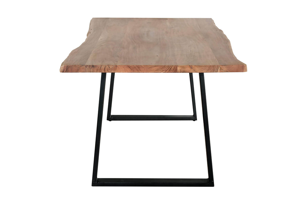 Pending - Primo International Dining Table Kiel 70" Wood And Metal Dining Table In Black