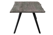 Pending - Primo International Dining Table Wexford Wood Dining Table, Grey Wood In Grey/Black