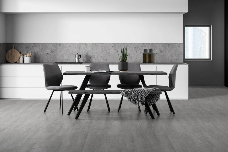 Pending - Primo International Dining Table Wexford Wood Dining Table, Grey Wood In Grey/Black