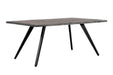 Pending - Primo International Dining Table Wexford Wood Dining Table, Grey Wood In Grey/Black