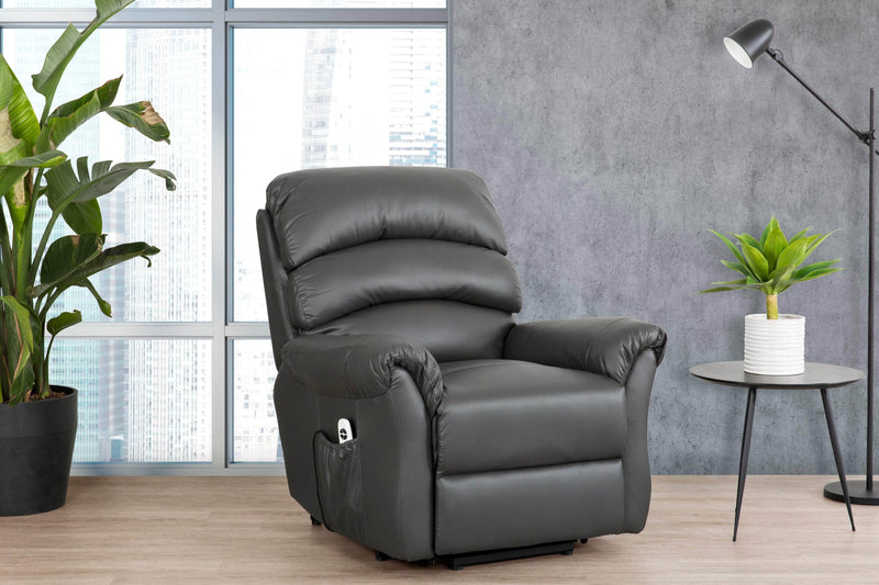 Pending - Primo International Fitzgerald Bonded Leather Power Lift Chair - Available in 2 Colours