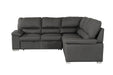 Pending - Primo International Sectional Porter Dark Grey Corner Sectional Sofa with Pull Out Bed
