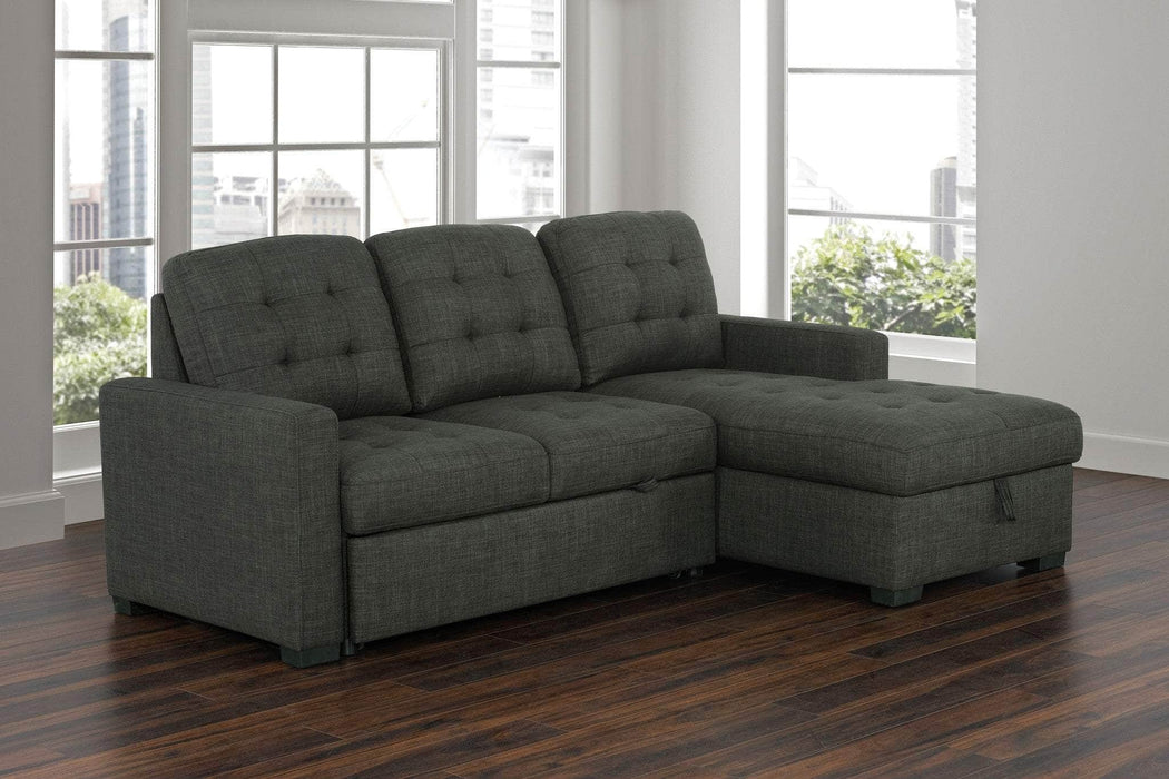 Pending - Primo International Sofa Bed Aimee Tufted Sectional Sofabed With Storage - Available in 2 Configurations