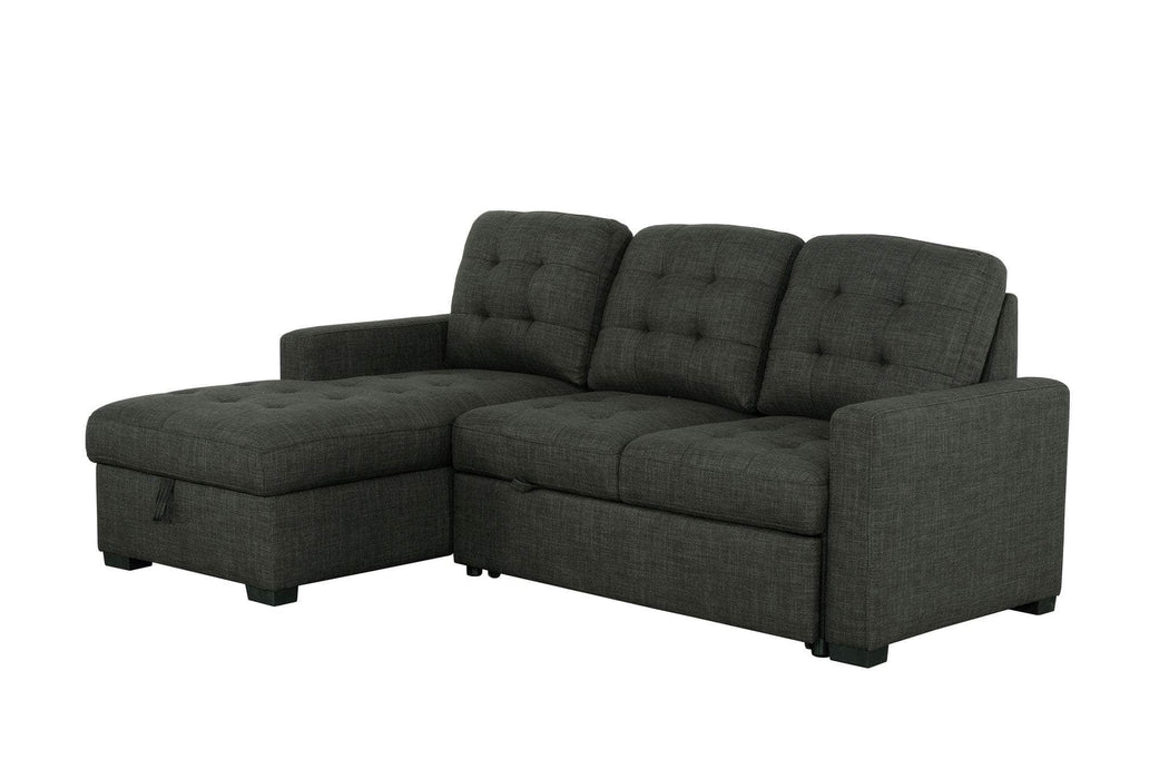 Pending - Primo International Sofa Bed Left-Facing Chaise Aimee Tufted Sectional Sofabed With Storage - Available in 2 Configurations
