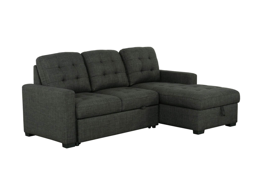 Pending - Primo International Sofa Bed Right-Facing Chaise Aimee Tufted Sectional Sofabed With Storage - Available in 2 Configurations