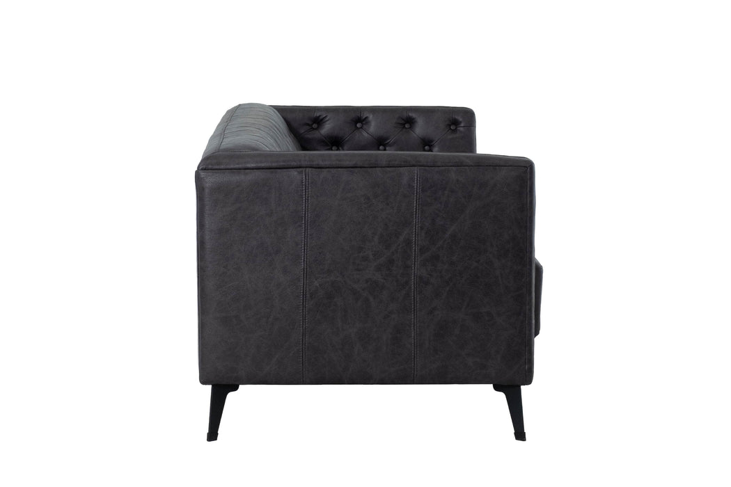 Pending - Primo International Sofa Vivien Upholstered Sofa, In Dark Grey