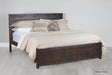 Pending - Review Bedroom Set Whistler 4 Piece Reclaimed Wood Platform Bedroom Furniture Set in Brown – Available in 2 Sizes