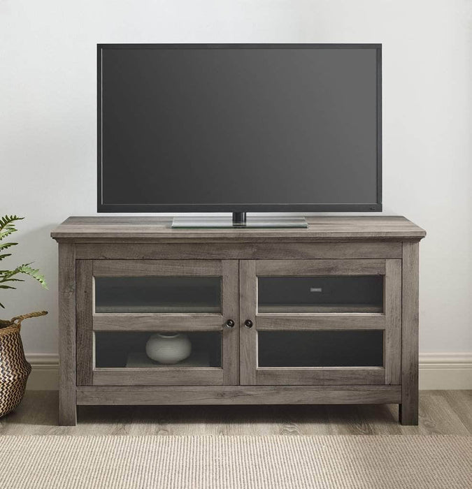Pending - Review TV Stand Grey Wash 44" Wood TV Stand - Available in 2 Colours