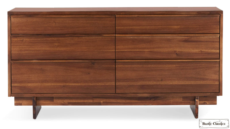 Pending - Rustic Classics Jasper Reclaimed Wood 6 Drawer Dresser in Brown