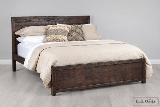 Rustic Classics Whistler Reclaimed Wood Platform Bed in Brown, image 1
