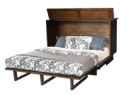 Sleep Chest Murphy Bed Tuscany Murphy Bed Open in Brushed Acacia