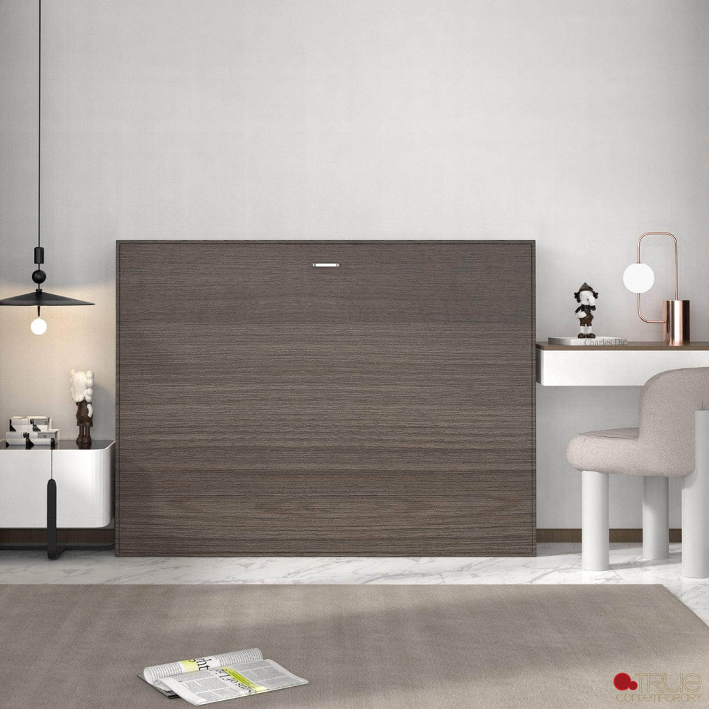 True Contemporary Heidi Brown Horizontal Murphy Wall Pull Down Sideways ...