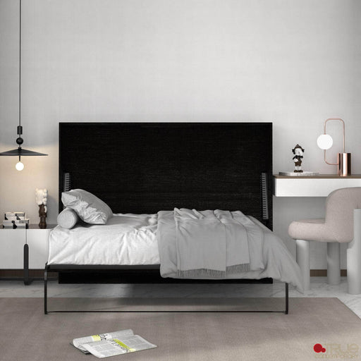 Pending - True Contemporary Heidi Grey Horizontal Murphy Wall Pull Down Bed - Available in 3 Sizes