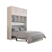 Pending - True Contemporary Twin / Yes Testing Bookcase - Hyde White Murphy Cabinet Bed with Gel Memory Foam Mattress - Available in 4 Sizes