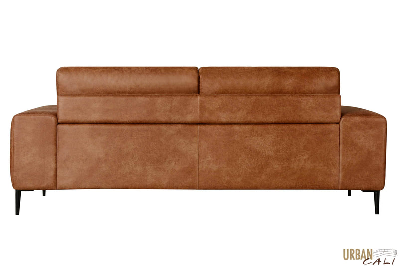Pending - Urban Cali Fresno 2 Piece Sofa and Loveseat Set in Rustic Light Brown