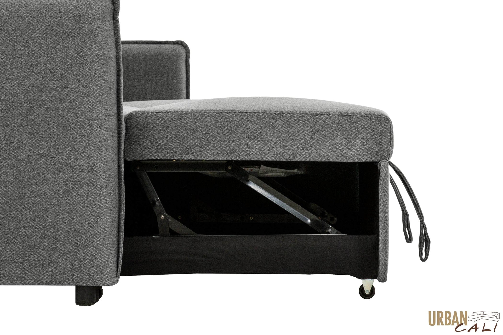 Urban Cali Laguna Sleeper Sectional Sofa Bed with Reversible Storage