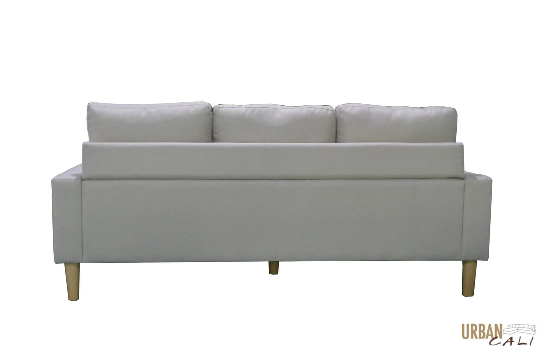 Pending - Urban Cali San Francisco 74.8" Wide Sectional Sofa with Reversible Chaise - Available in 4 Colours