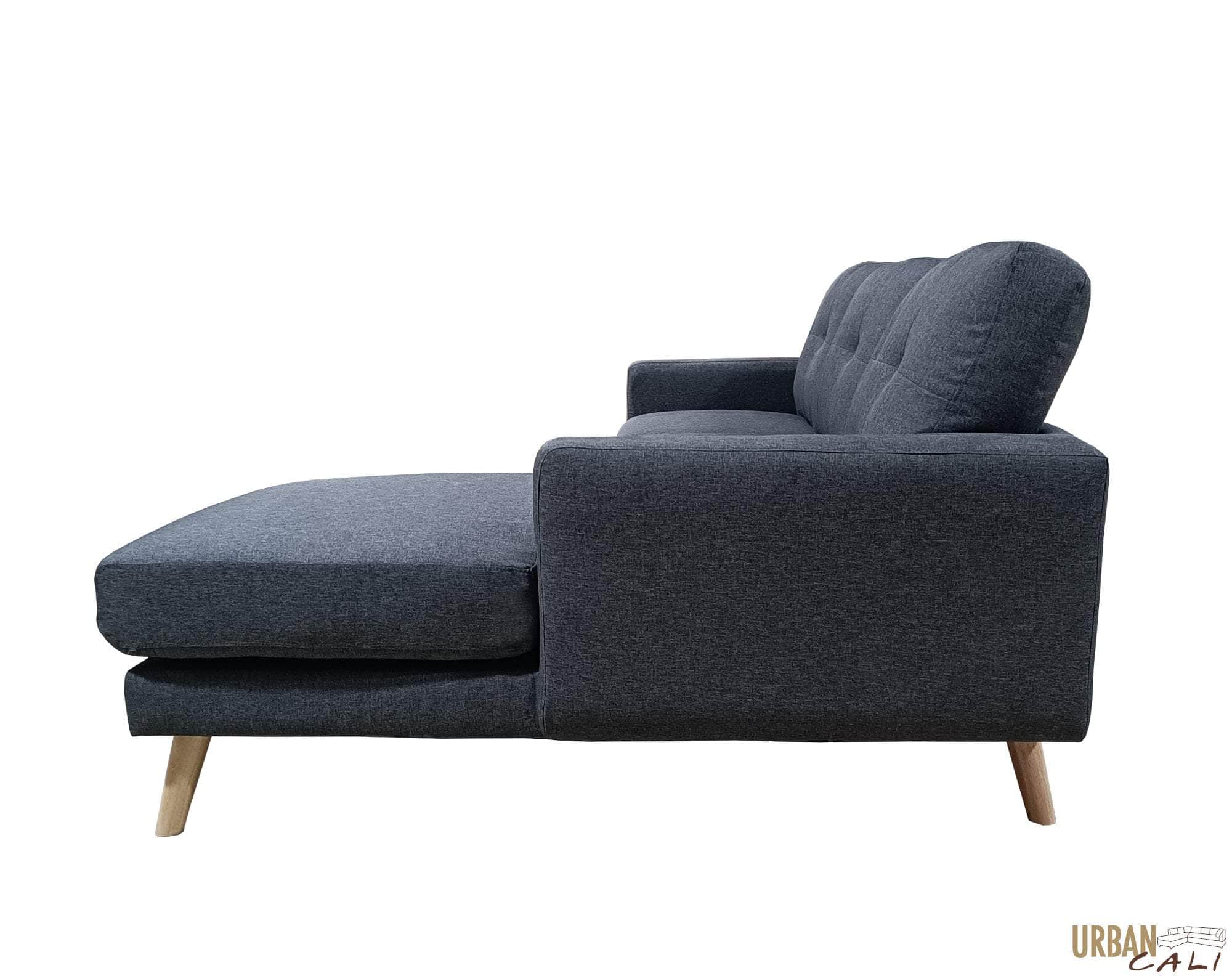 Pending - Urban Cali San Marino Tufted Sectional Sofa – Available in 2 Colours