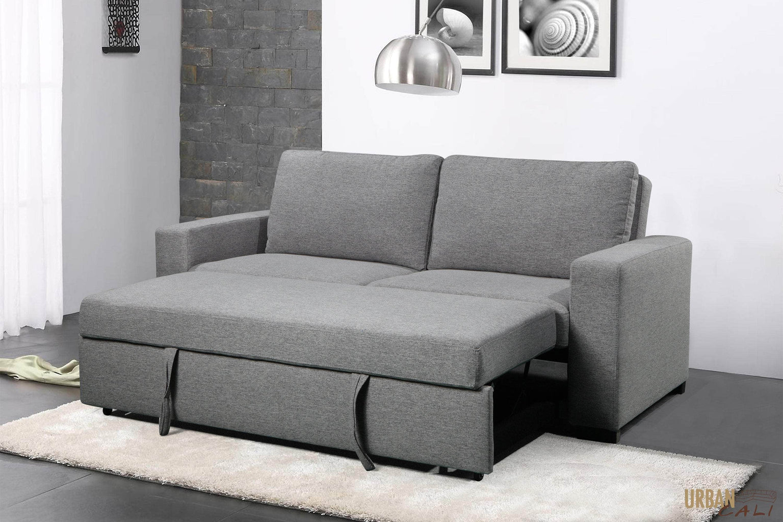 Urban Cali Berkeley Sleeper Sectional Sofa Bed with Power Recliner