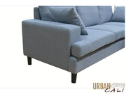 Pending - Urban Cali Sophia Sectional Sofa with Reversible Chaise in Grey Linen