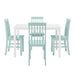 Pending - Walker Edison 5-Piece Modern Dining Set - Available in 3 Colours