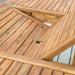 Pending - Walker Edison Acacia Wood Outdoor Patio Butterfly Dining Table - Available in 2 Colours
