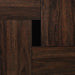 Walker Edison Accent Cabinet 30" Modern Color Pop Accent Cabinet - Dark Walnut/Navy Interior