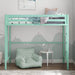 Pending - Walker Edison Bed Mint Premium Deluxe Twin Metal Loft Bed - Available in 2 Colours