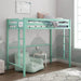 Pending - Walker Edison Bed Premium Deluxe Twin Metal Loft Bed - Available in 2 Colours