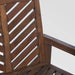 Pending - Walker Edison Bench Dark Brown 48" Patio Wood Loveseat Bench - Available in 2 Colours