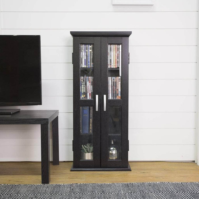 Pending - Walker Edison Black 41" Wood Bookcase - Available in 4 Colours