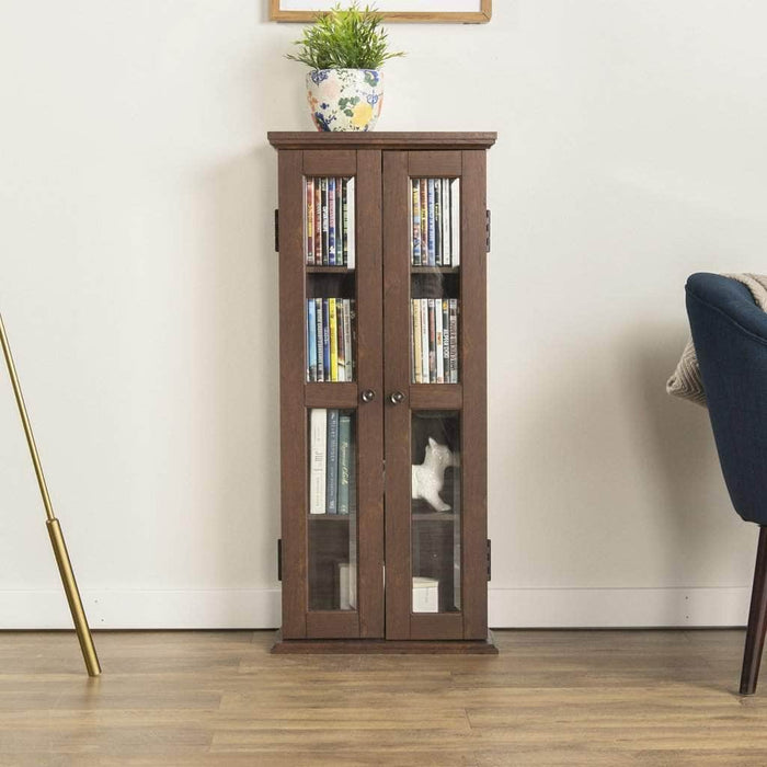 Pending - Walker Edison Brown 41" Wood Bookcase - Available in 4 Colours